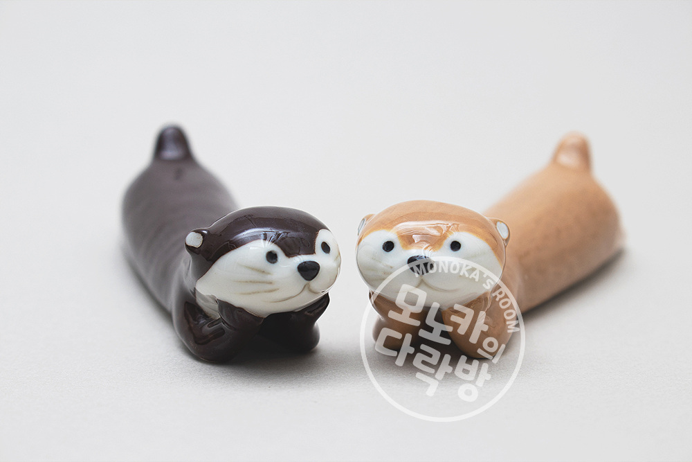 [데꼴] 뒹굴 수달 젓가락 받침대 상세 이미지 7