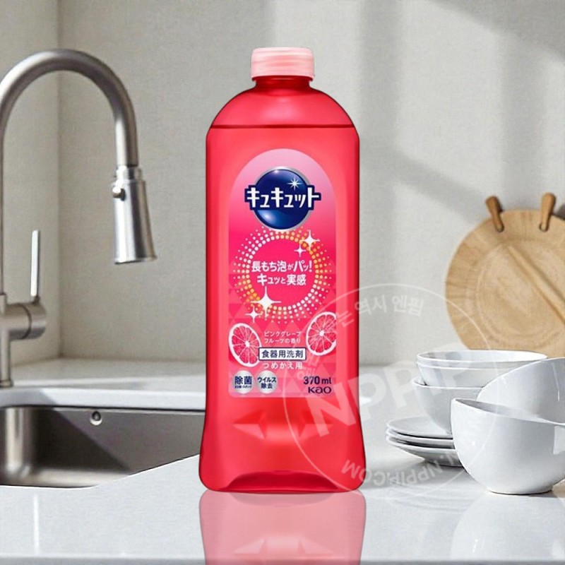 카오 큐큣토 핑크자몽향 리필 370ml