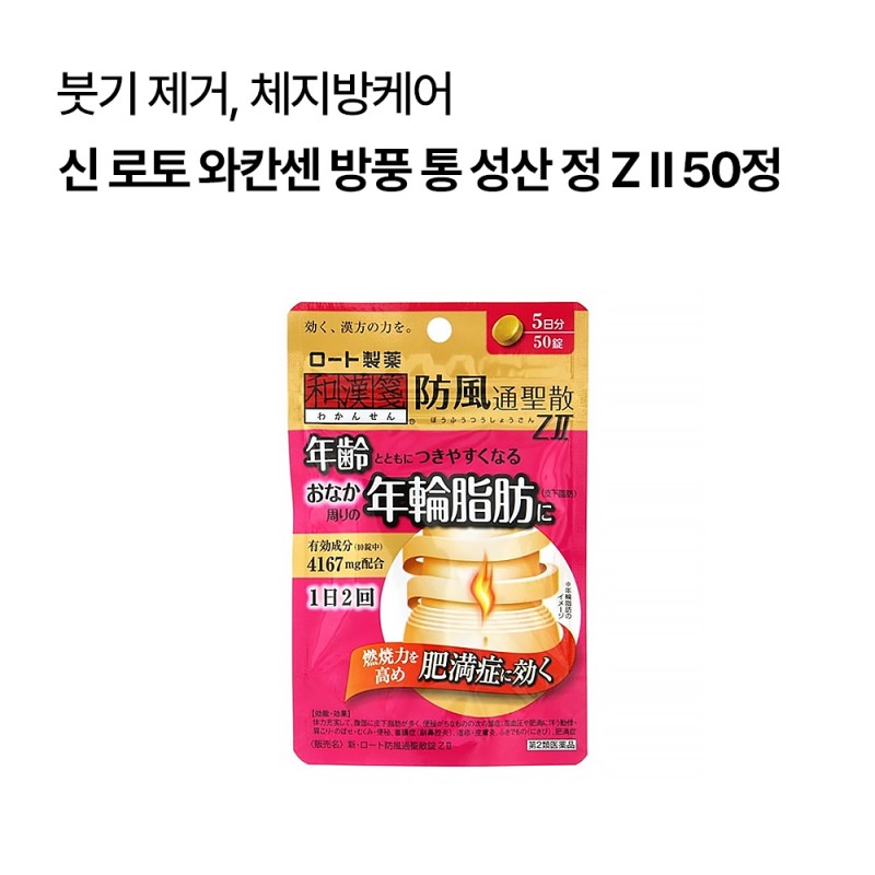 신 로토 와칸센 방풍 통 성산 정 Z Ⅱ 4167mg 50정