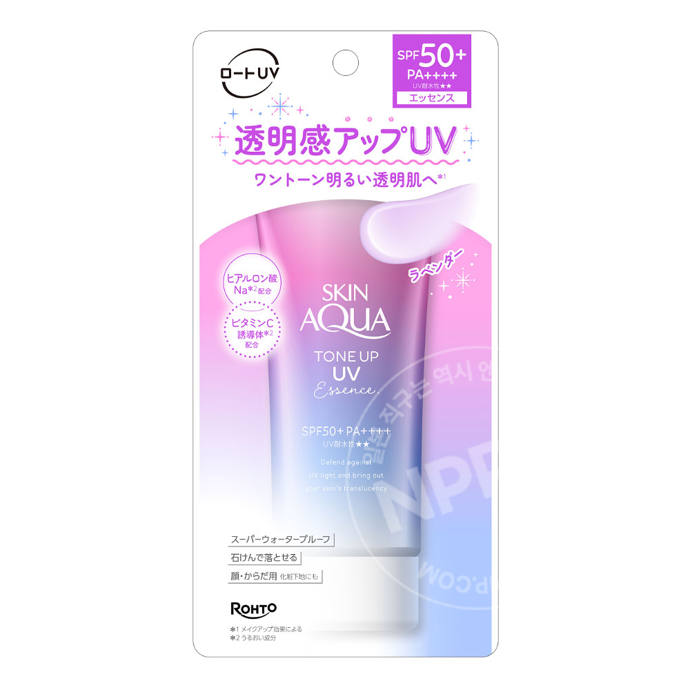 로토제약 스킨 아쿠아 톤 업 UV 에센스 라벤더 80g