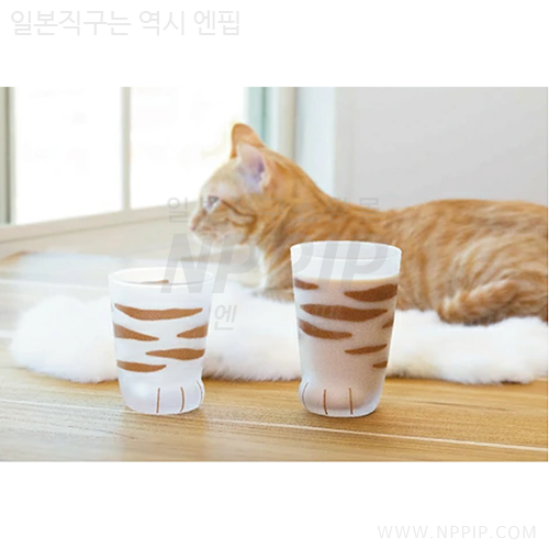 [코코네코]고양이 발 컵 미케 300ml