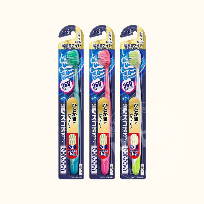 클리어클린 칫솔 치면 & 틈새 플러스 초밀착 와이드 일반 3개세트