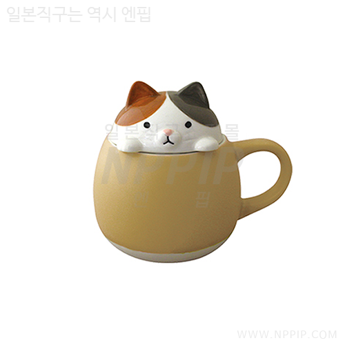 [데꼴]쏙 머그컵 3종 세트(고양이,시바,고슴도치)