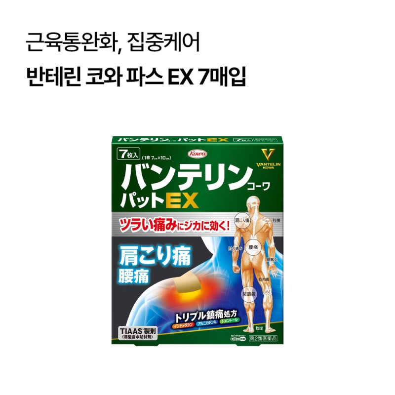 반테린 코와 파스 EX 7매입