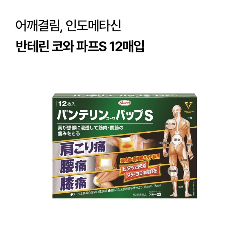 반테린 코와 파프S 12매입