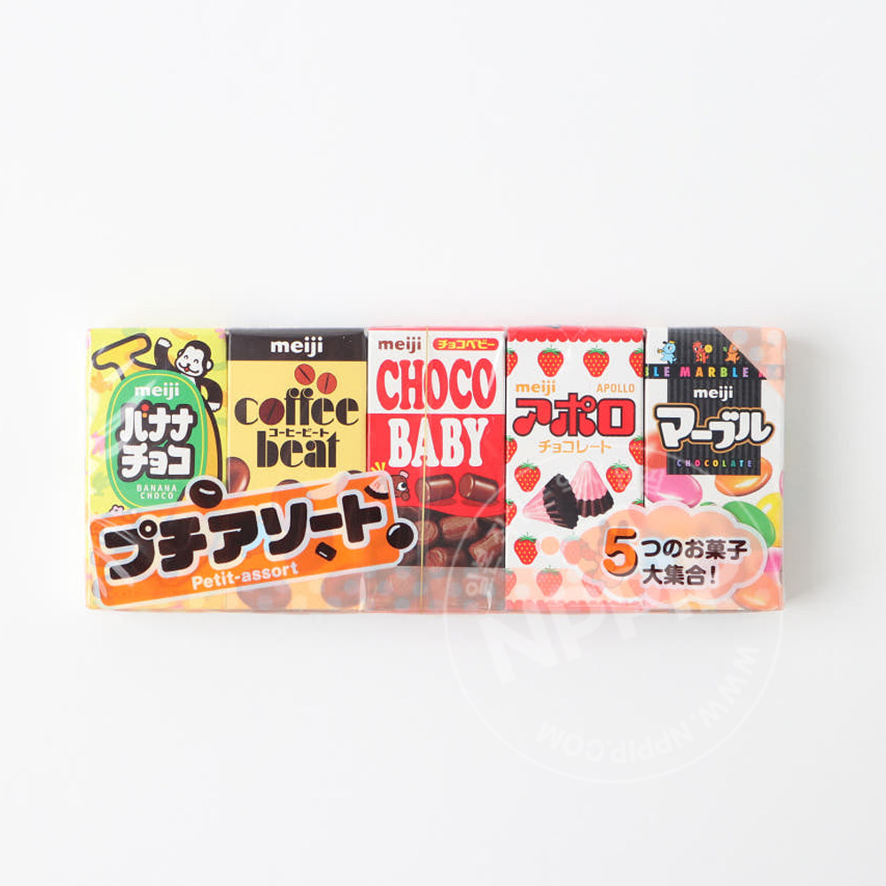 메이지 쁘띠 아소토 모둠 50g 5가지 초콜릿 모음