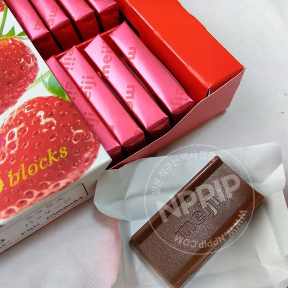 메이지 스트로베리 초콜릿 BOX (26매)