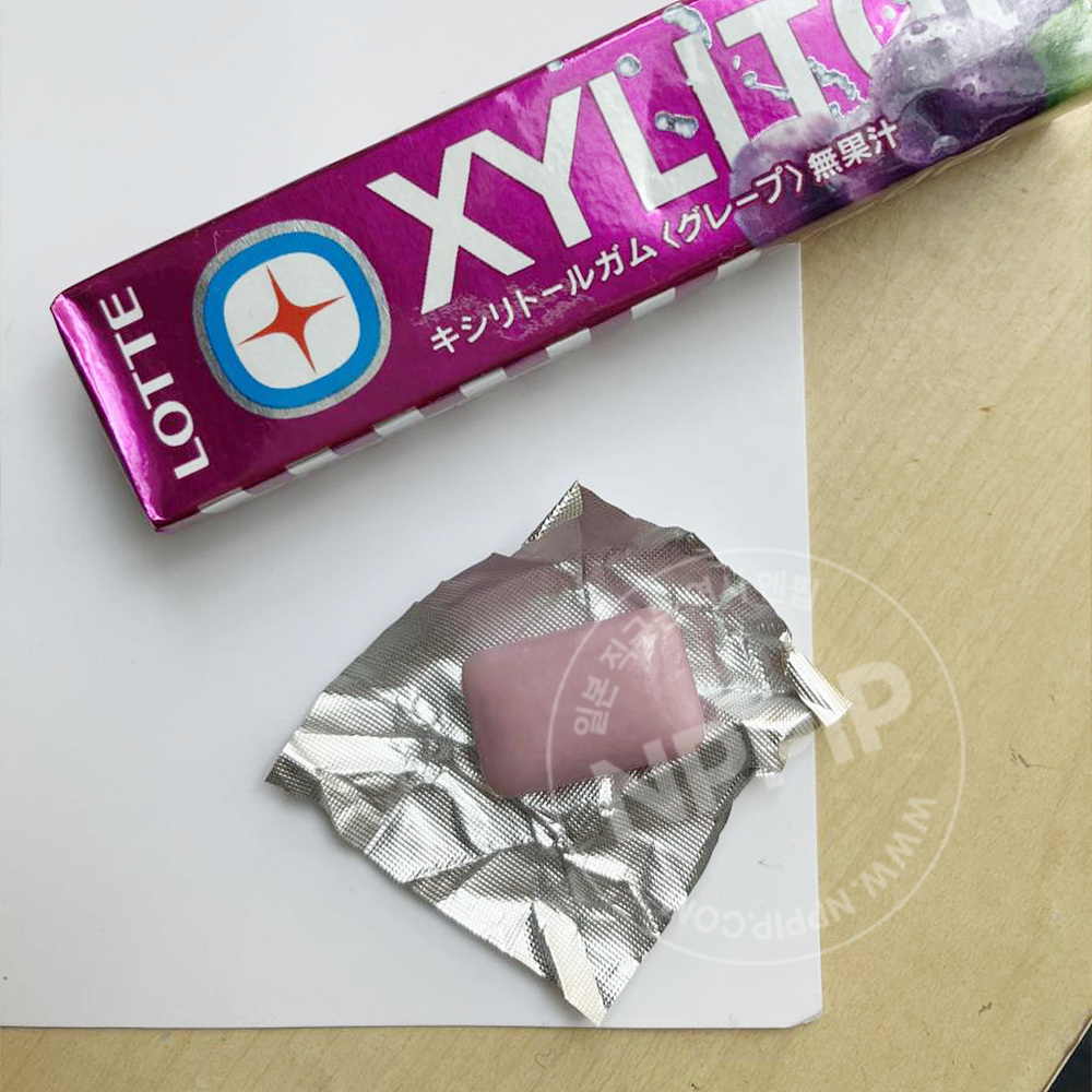 자일리톨 껌 포도