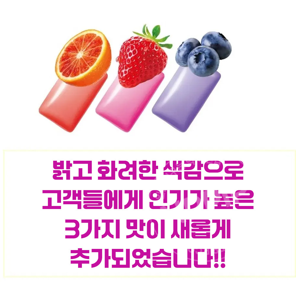 자일리톨 껌 7종 모둠 보틀