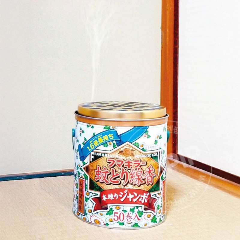 후마키라 모기향 부드럽게 녹이기 50롤 함입