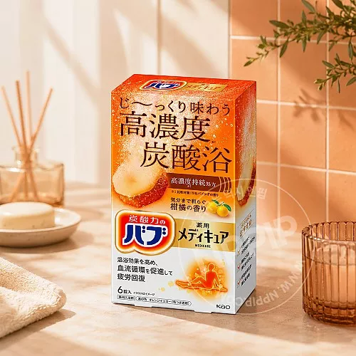 바브 메디큐어 감귤향 6정입 입욕제