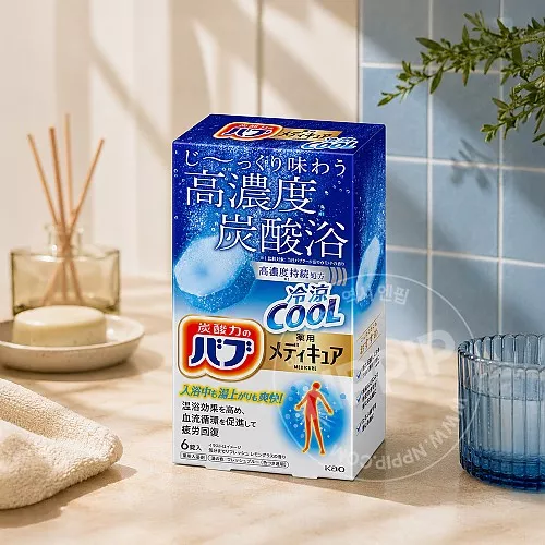 바브 메디큐어 냉량 쿨 6정입 입욕제