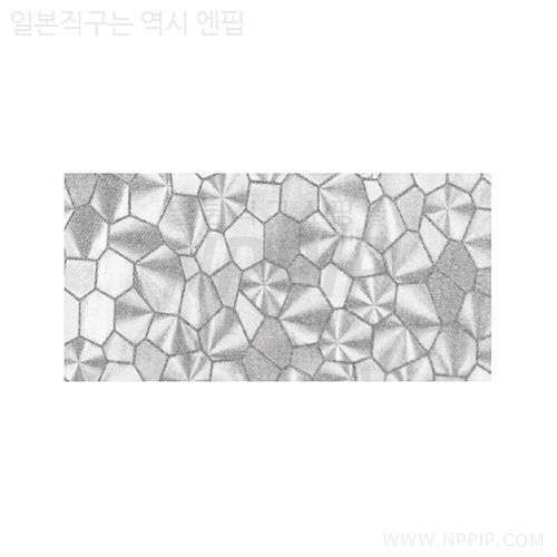 [다이소]유리창 가리개 시트(무접착,기하학무늬,90cmx45cm)
