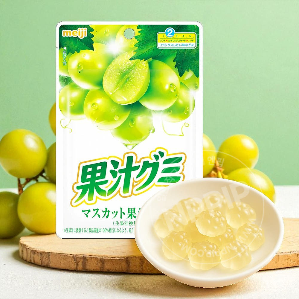 메이지 과즙 구미 3종 (포도/귤/머스캣)