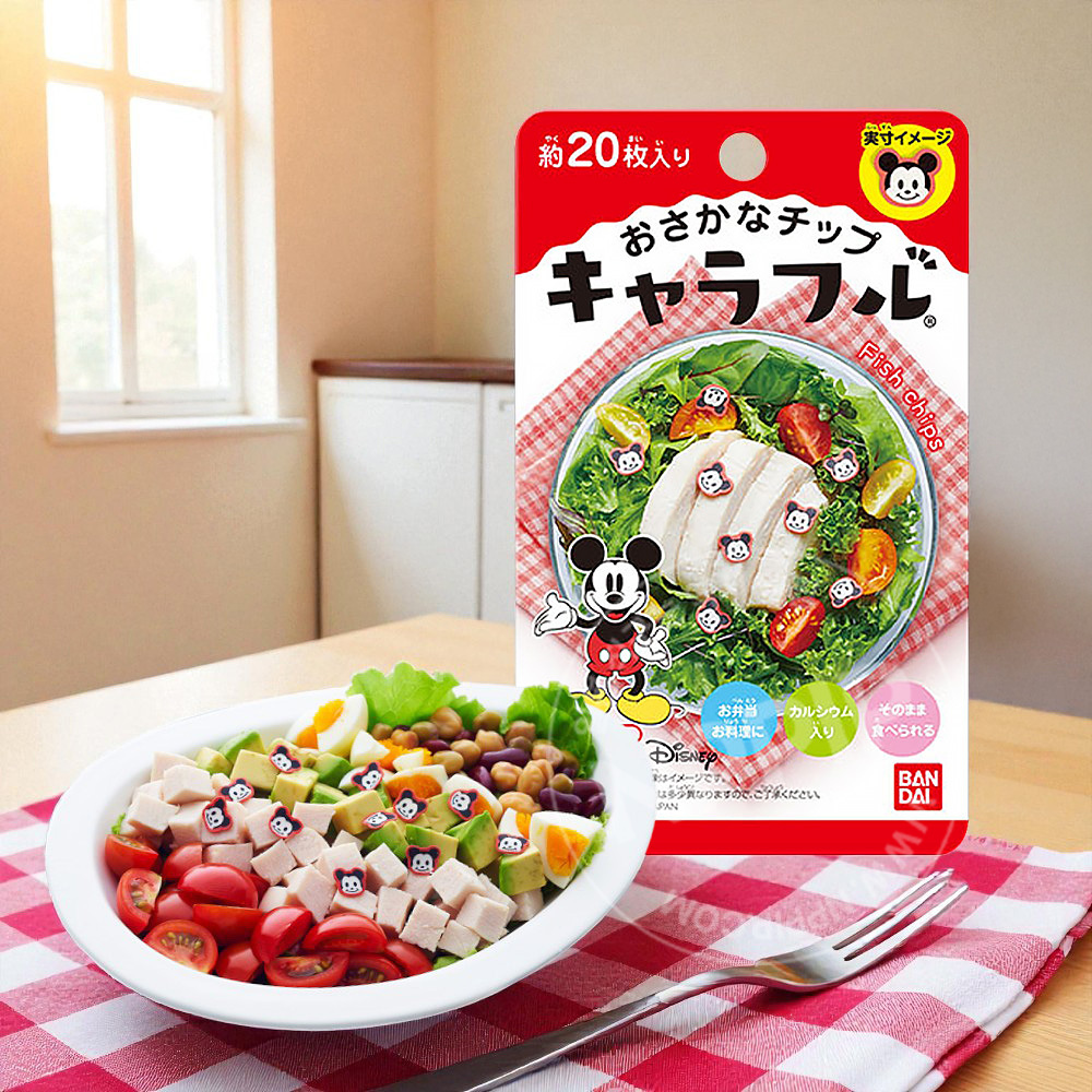 반다이 캬라후루 도시락 캐릭터 어묵칩 8종