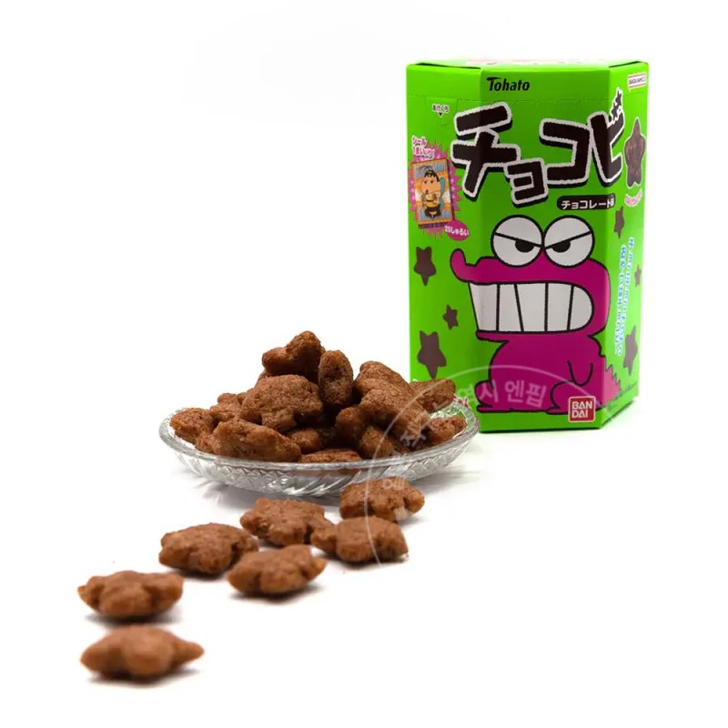 토하토 짱구 초코비 스티커 포함 초코맛 25g
