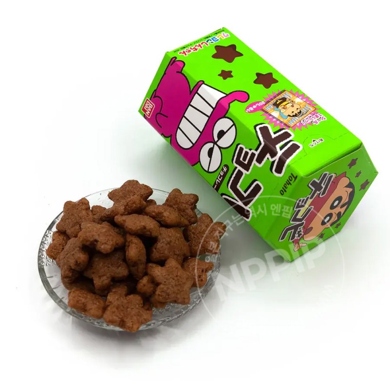 토하토 짱구 초코비 스티커 포함 초코맛 25g