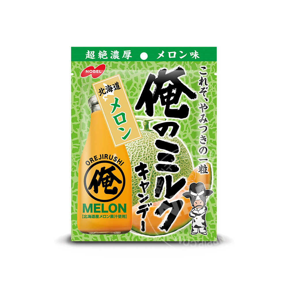 노벨 오레노밀크 캔디 북해도 멜론맛 메로나맛 사탕 80g