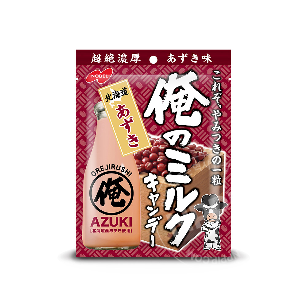 노벨 오레노밀크 캔디 북해도 팥맛 비비빅맛 80g