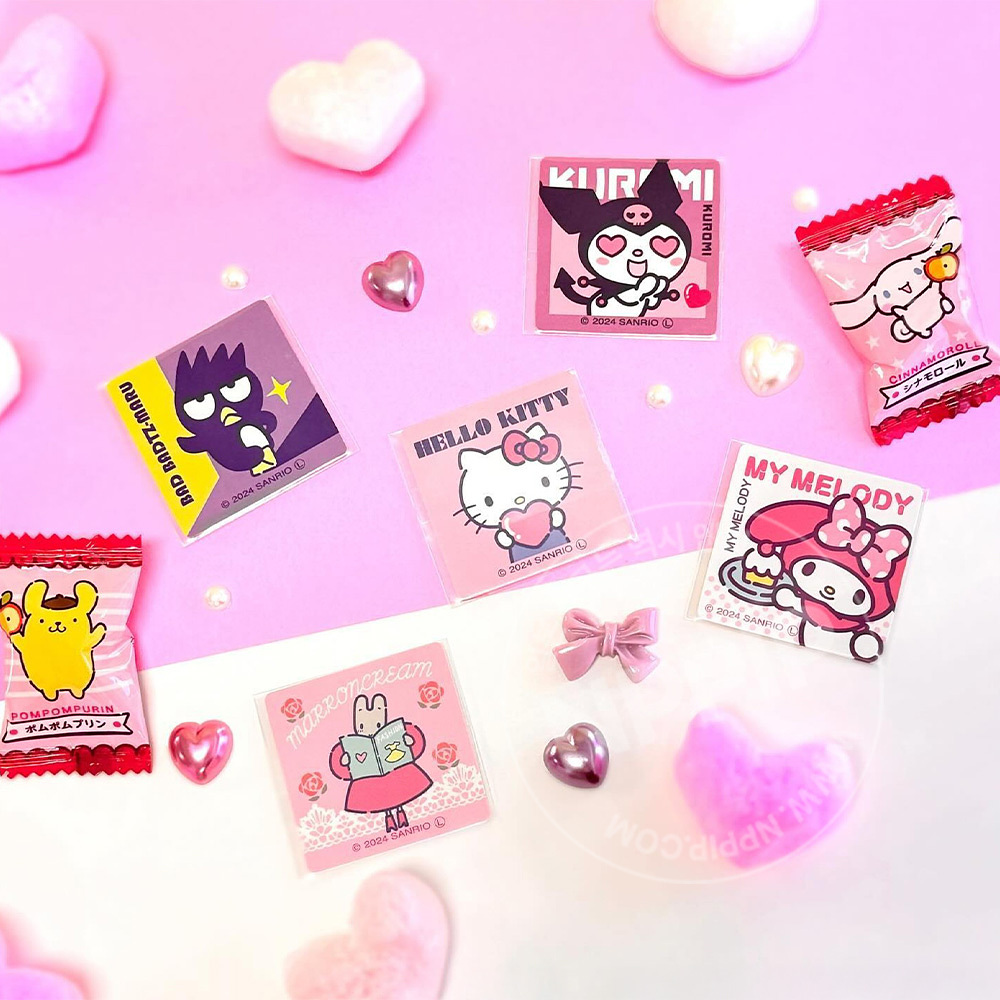 센자쿠 산리오 캐릭터즈 사탕 캔디 50g 캐릭터씰 포함