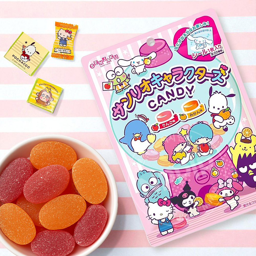 센자쿠 산리오 캐릭터즈 사탕 캔디 50g 캐릭터씰 포함
