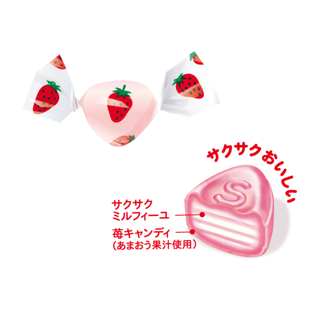 사쿠마 이치고 밀크 딸기 우유 사탕 캔디 83g