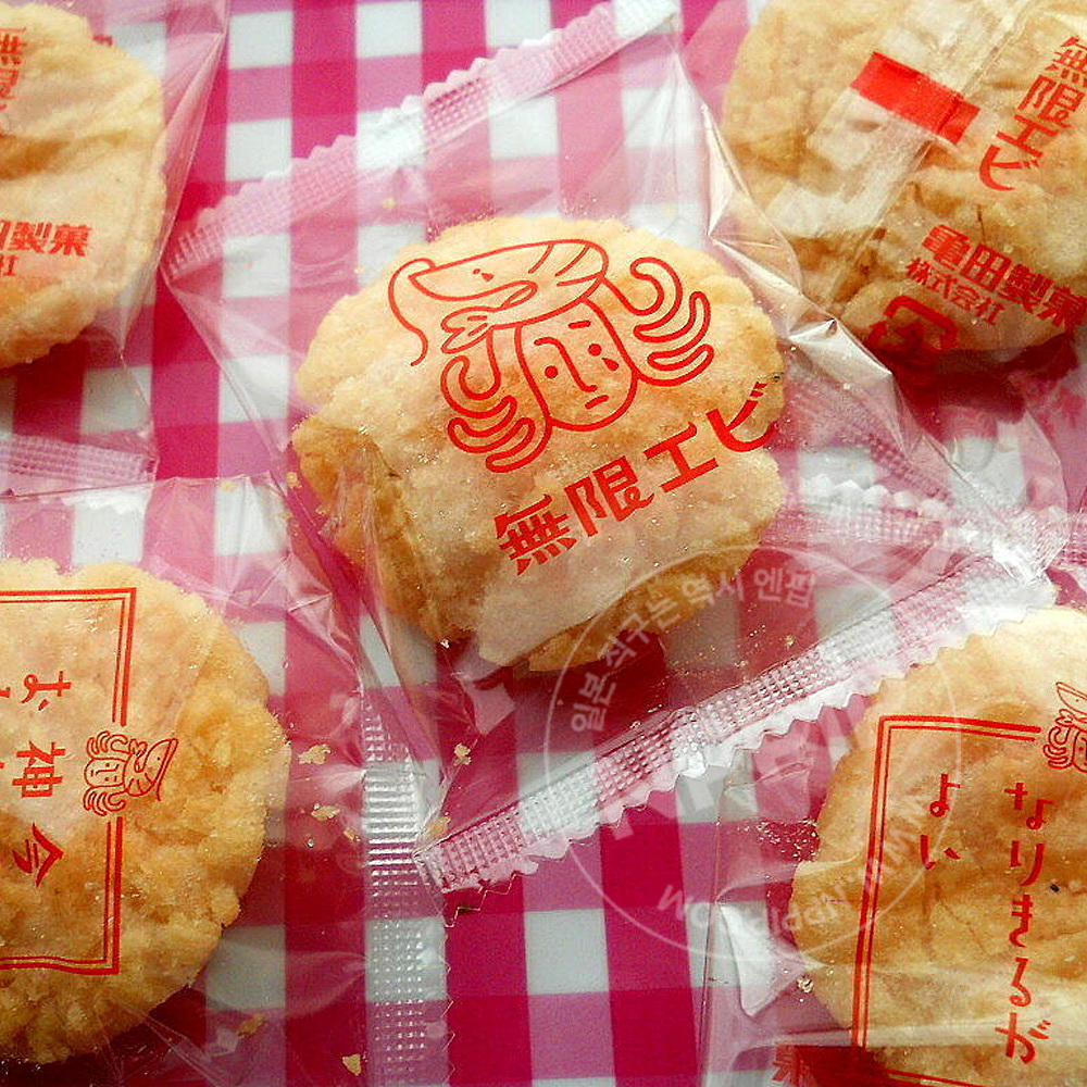 카메다제과 무겐에비 무한 새우 센베이 12개입