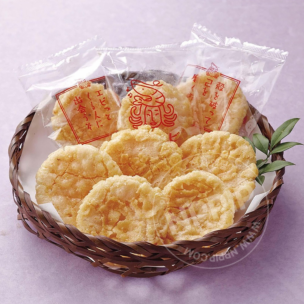 카메다제과 무겐에비 무한 새우 센베이 12개입