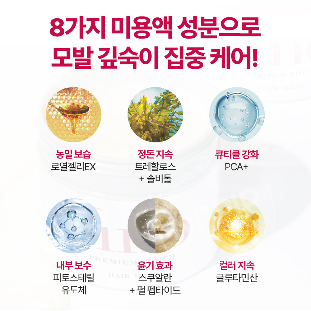 극손상 헤어팩 시세이도 피노 마스크 플로럴 230g