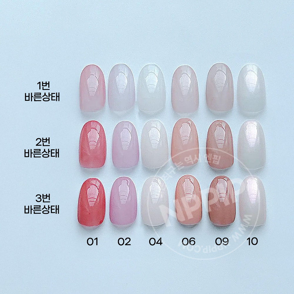 캔메이크 파운데이션 컬러즈 매니큐어 네일 6종