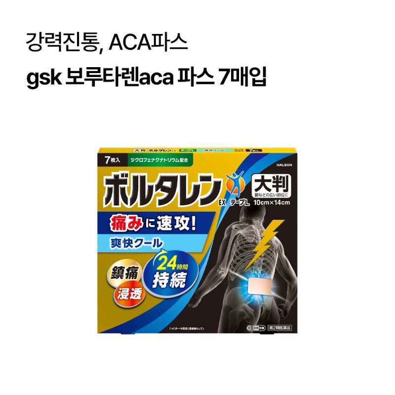 gsk 보루타렌aca 파스 2종