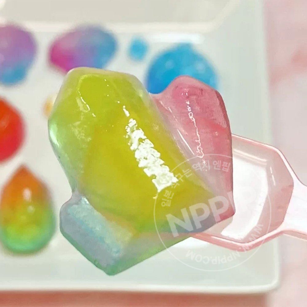 크라시에 포핀쿠킨 가루쿡 푸루룬 보석 젤리 만들기