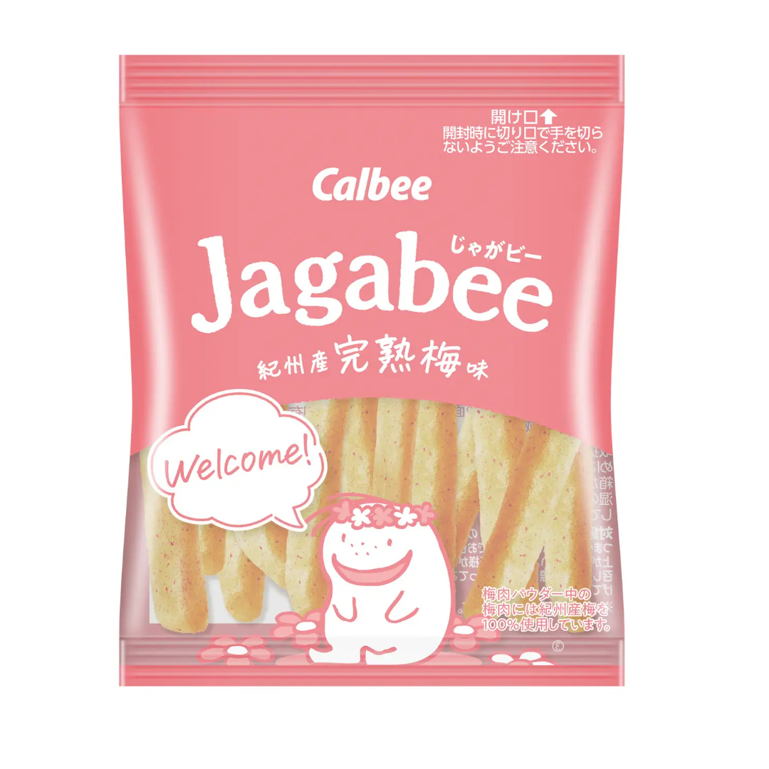 가루비 자가비 포테이토 스틱 기슈 완숙 매실맛 75g