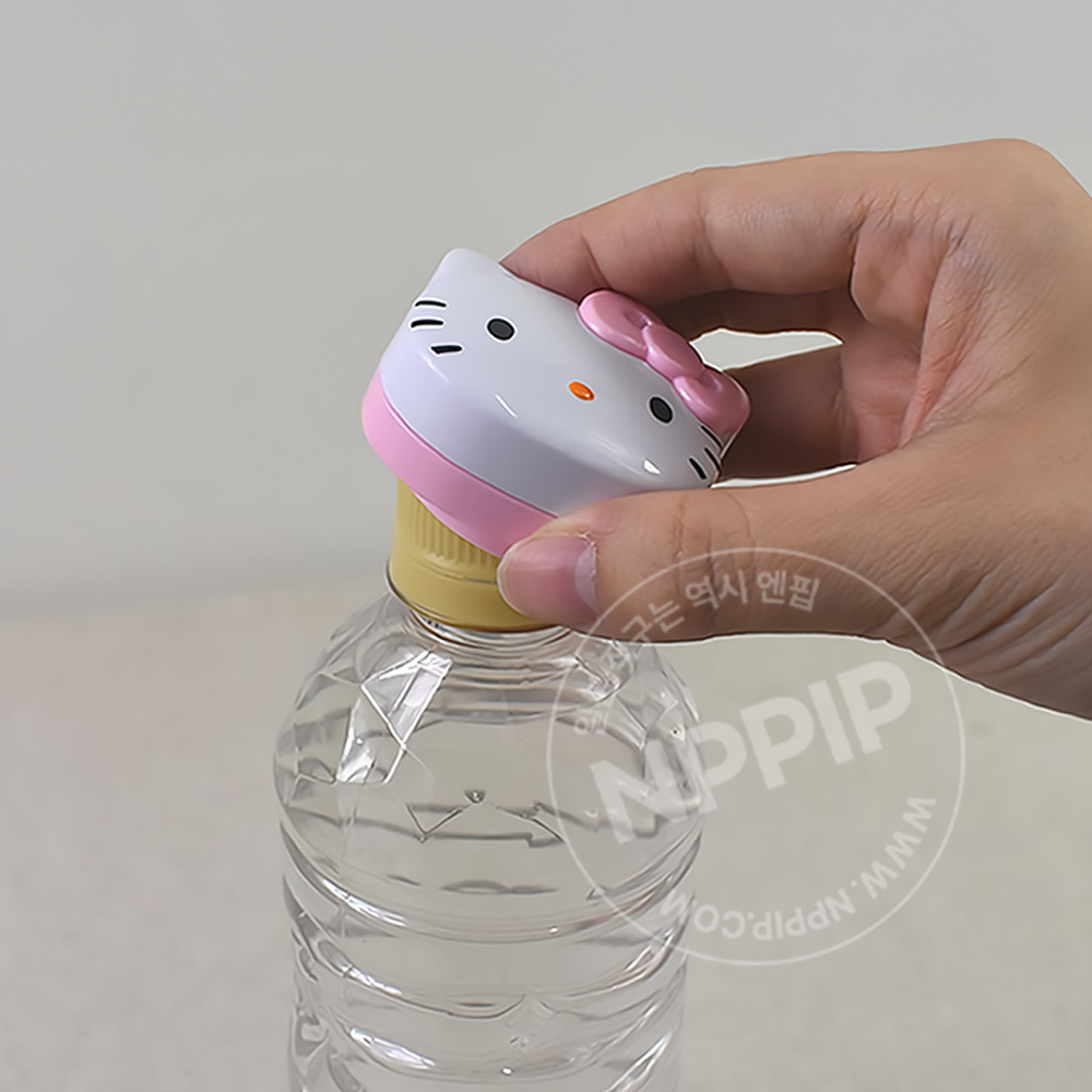 산리오 캐릭터즈 헬로키티 페트병 오프너 키링 따개