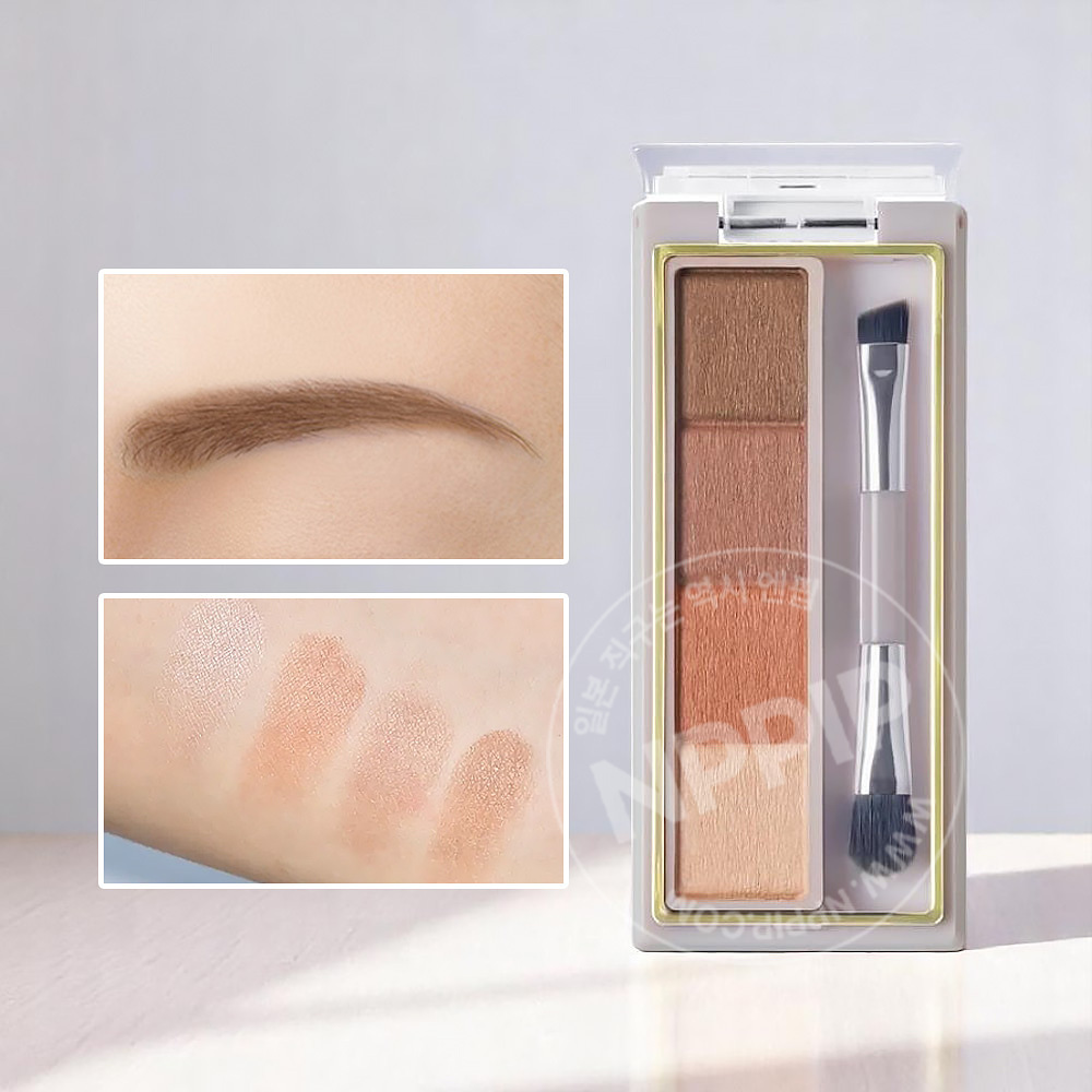 엑셀 컬러 에디트 파우더 브로우 4종