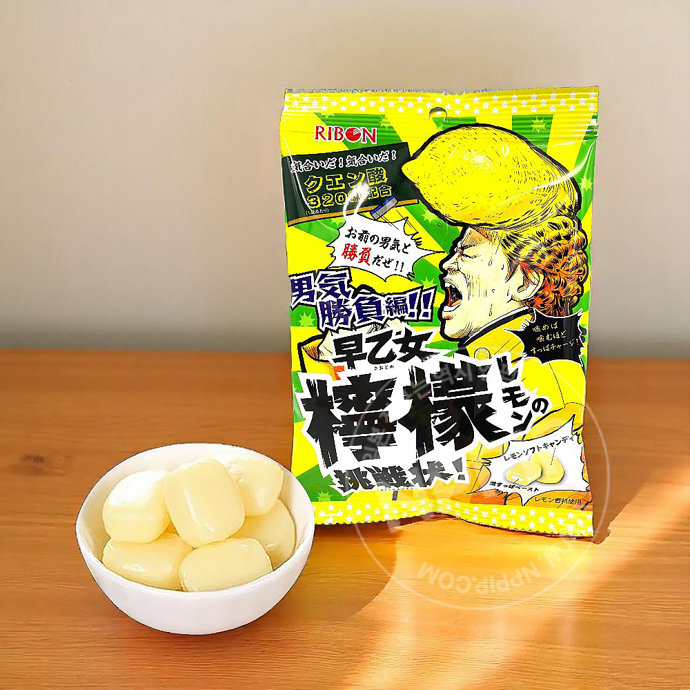 리본 슈퍼 사워 챌린지 소프트 캔디 60g (레몬맛/매실맛)