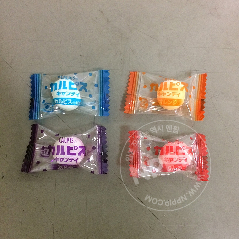 아사히 여름 한정  유산균 함유 칼피스 과일맛 캔디 사탕 100g