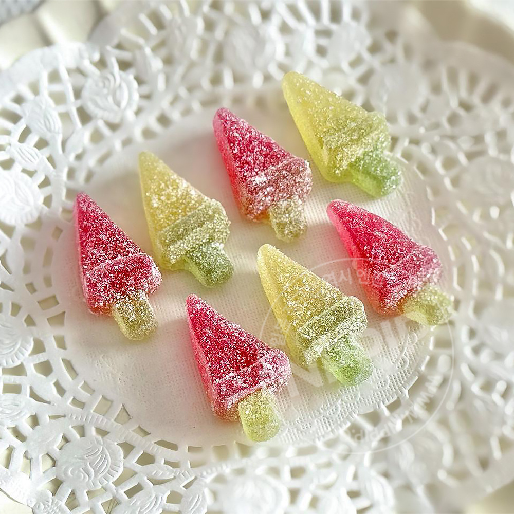 롯데 수박 멜론바 젤리 아이스크림맛 구미 73g