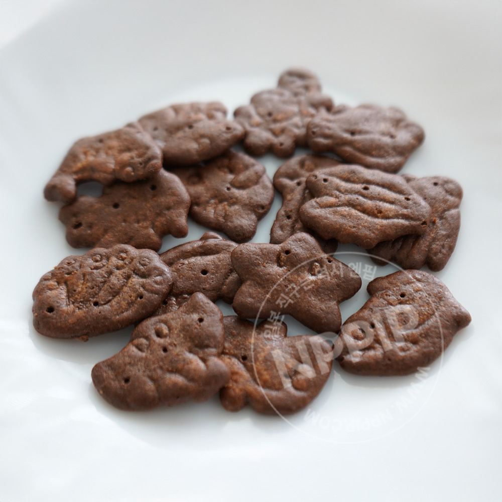 긴비스 타벳코 동물 수족관 초코맛 쿠키 비스킷 50g