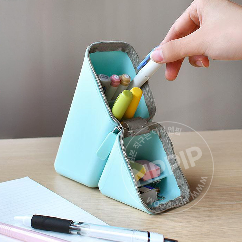 소닉 카쿠스타 실리콘 필통 스탠드형 펜케이스 FD-8244