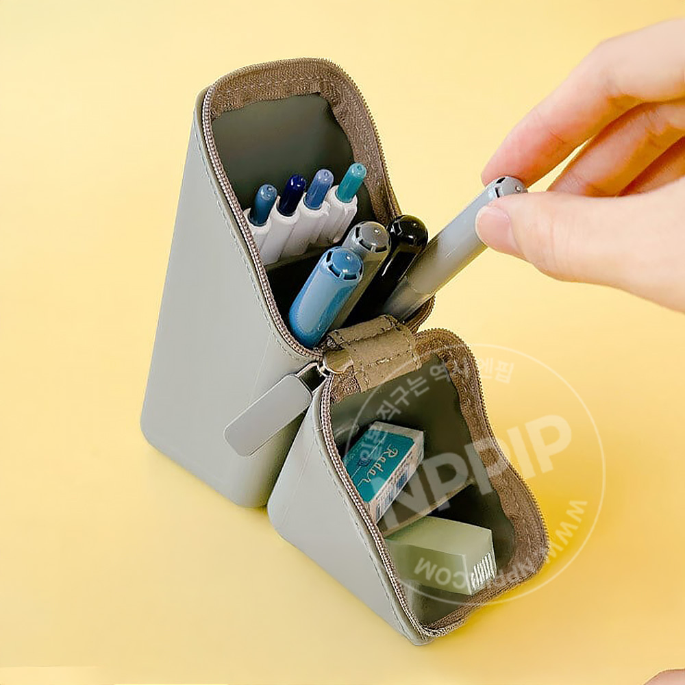 소닉 카쿠스타 실리콘 필통 스탠드형 펜케이스 FD-8244