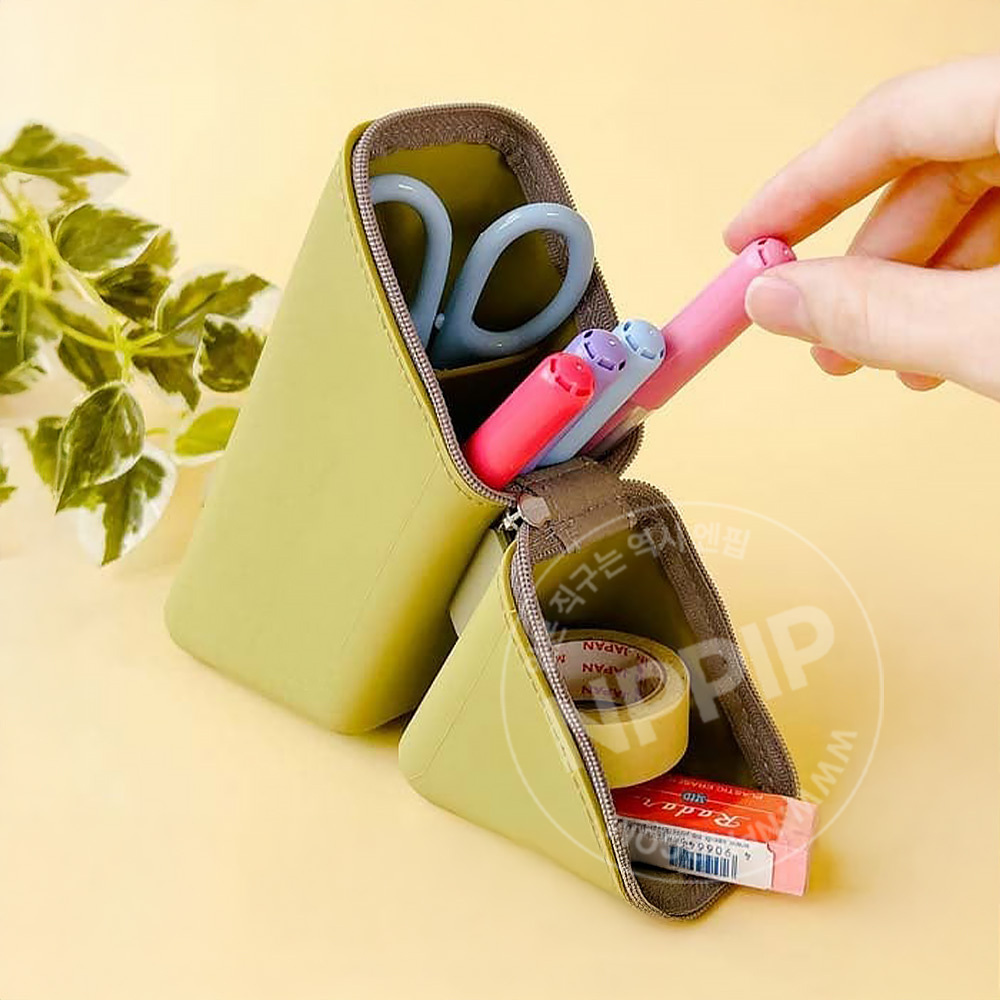 소닉 카쿠스타 실리콘 필통 스탠드형 펜케이스 FD-8244