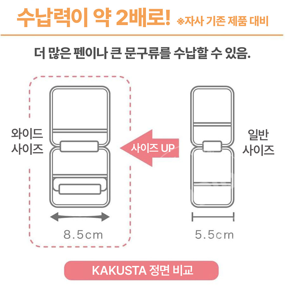 소닉 카쿠스타 실리콘 필통 스탠드형 펜케이스 FD-8244