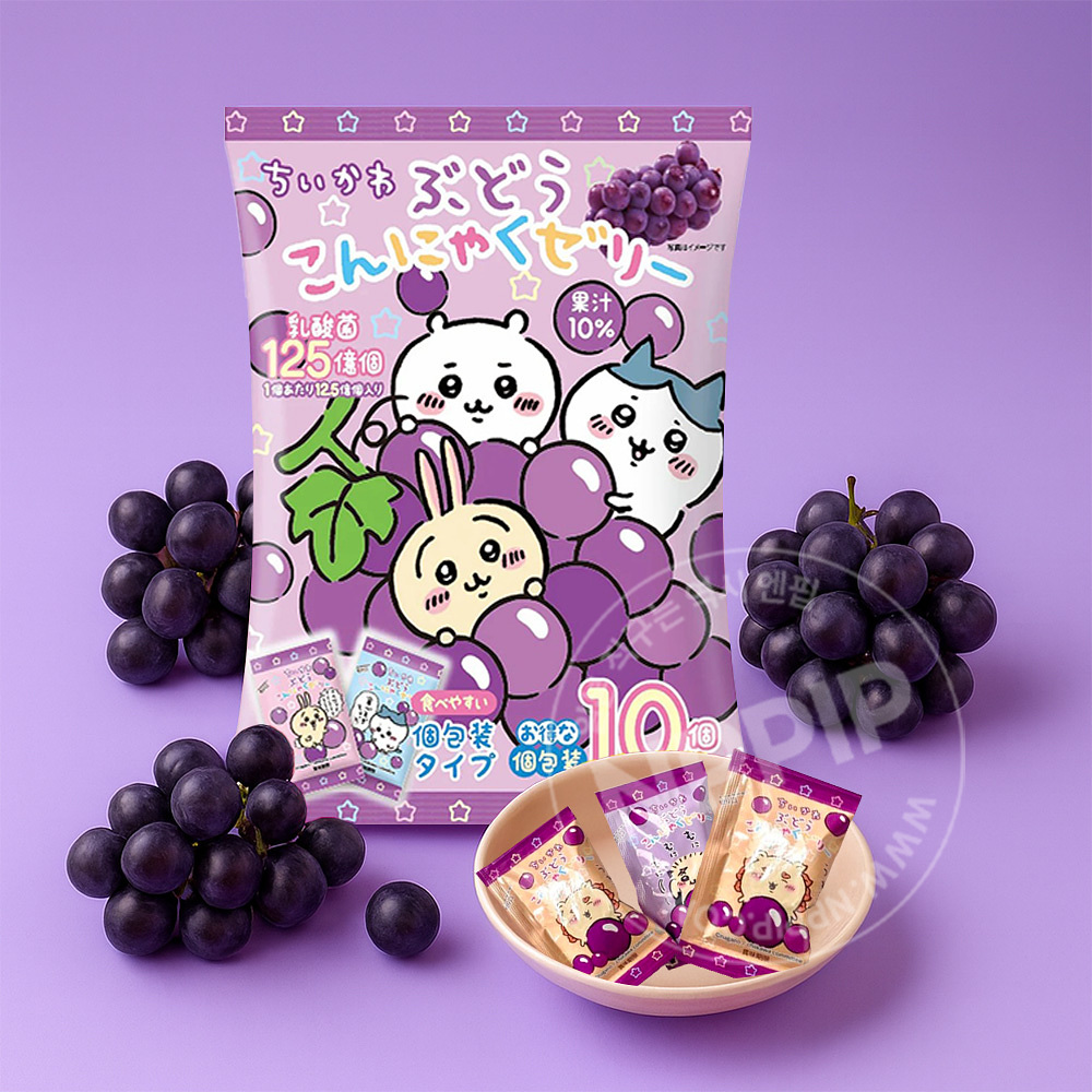 요코오데일리푸드 일본 캐릭터 곤약젤리 3종 (사과/포도/샤인머스켓)