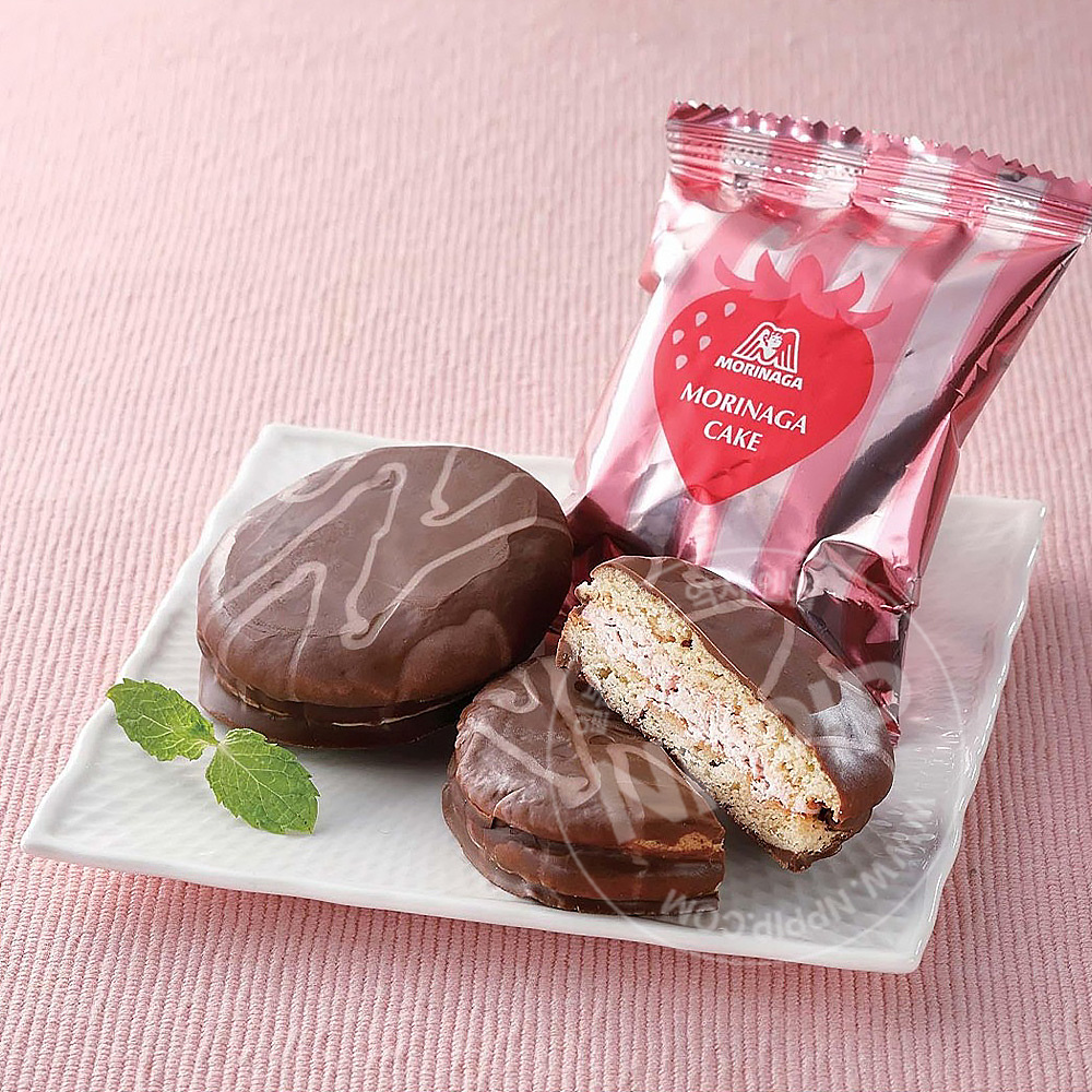 모리나가 아마오우 딸기맛 초코 케이크 6개입