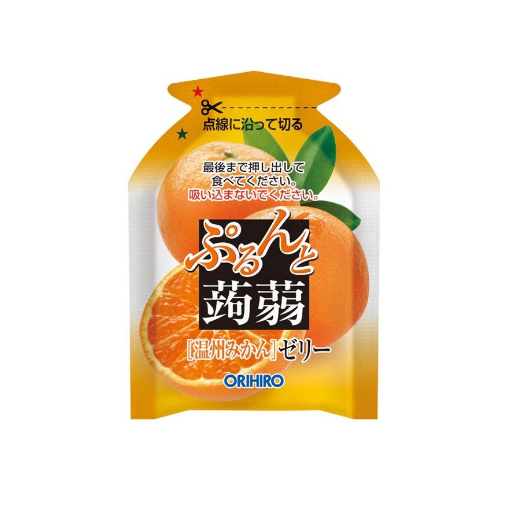 ★세트 할인★ 오리히로 곤약젤리 파우치 온주 귤맛 6개입 6개 세트