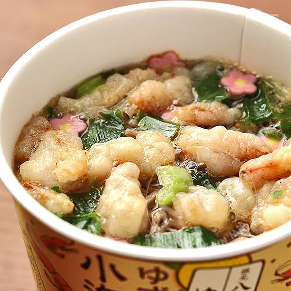 칼디 유자향이 나는 새우 튀김 소바 71g