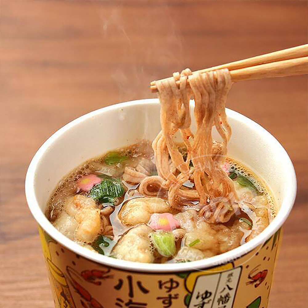 칼디 유자향이 나는 새우 튀김 소바 71g