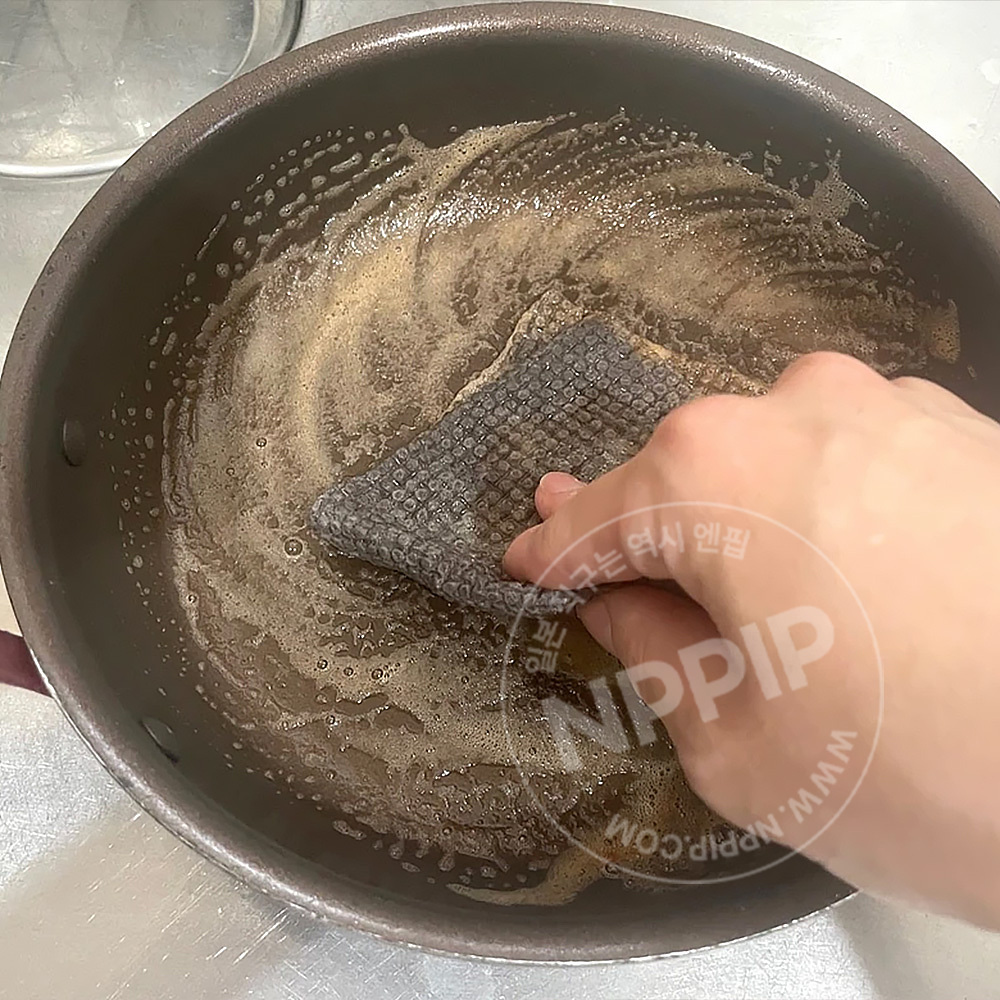 다이소 주방 욕실 다용도 청소 스크럽 타월 시트