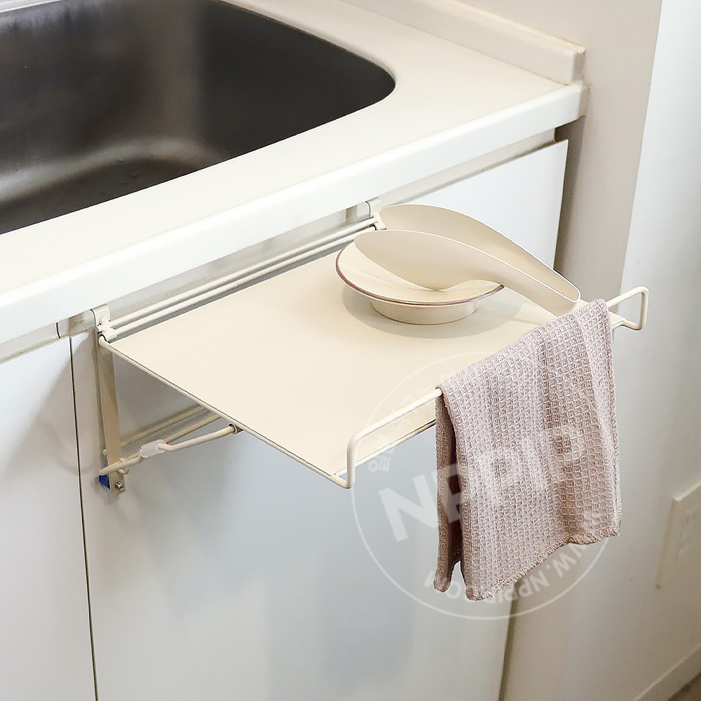 3coins KITINTO 싱크대 걸이식 주방 보조 테이블 조리대 받침대